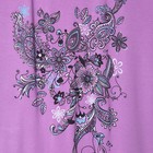 Комплект женский (футболка, бриджи) Рафаэлло цвет фиолетовый, р-р 44 вискоза - Фото 3