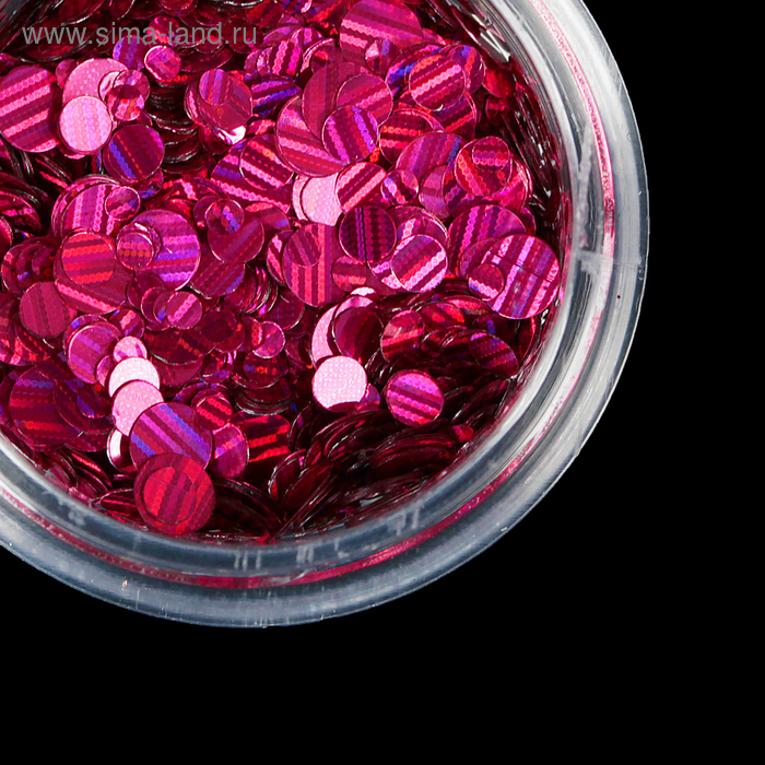 Камифубуки для декора ногтей, лазерные, цвет розовый - Фото 1