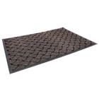 Коврик придверный влаговпитывающий «Крафт», 80×120 см, коричневый - Фото 3