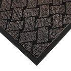 Коврик придверный влаговпитывающий «Крафт», 80×120 см, коричневый - Фото 4