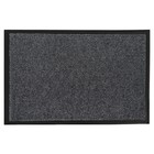 Коврик придверный влаговпитывающий, ребристый, «Комфорт», 40×60 см, серый - Фото 2