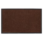 Коврик придверный влаговпитывающий, ребристый, «Комфорт», 50×80 см, коричневый - Фото 2