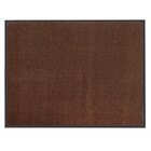 Коврик придверный влаговпитывающий, ребристый, «Комфорт», 90×120 см, коричневый - Фото 2