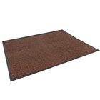 Коврик придверный влаговпитывающий, ребристый, «Комфорт», 90×120 см, коричневый - Фото 3
