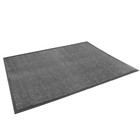 Коврик придверный влаговпитывающий, ребристый, «Комфорт», 90×120 см, серый - Фото 3