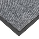 Коврик придверный влаговпитывающий, ребристый, «Комфорт», 90×120 см, серый - Фото 4