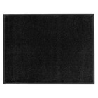 Коврик придверный влаговпитывающий, ребристый, «Комфорт», 90×120 см, цвет чёрный - Фото 2