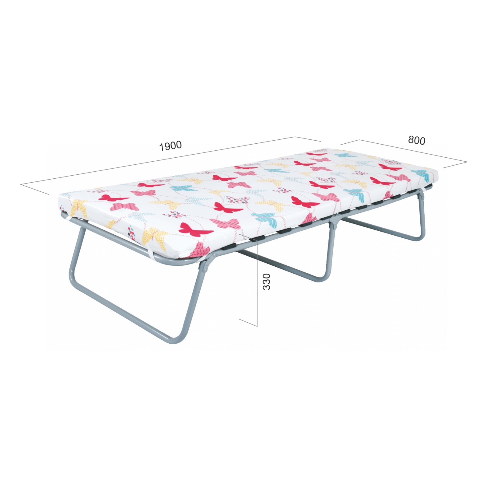 Раскладушка «Верона», 194 × 80 × 39 см, максимальная нагрузка 180 кг ...