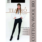 Колготки женские шерстяные Cotton Wool 180, цвет чёрный (nero), размер 3 - фото 3703869
