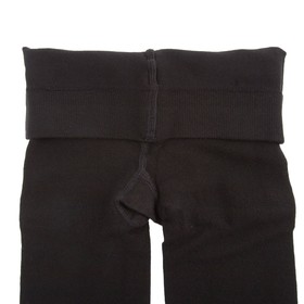 Колготки женские шерстяные Cotton Wool 180, цвет чёрный (nero), размер 3