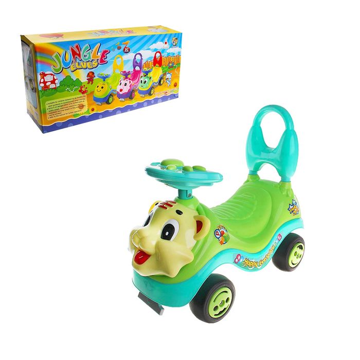 Толокар «Весёлый кот», звуковые эффекты, цвета МИКС - Фото 1