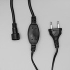 УЦЕНКА Гирлянда «Занавес», 2×6 м, IP44, УМС, 1440 LED, 220 В, тёмная нить, свечение фиолетовое - Фото 4
