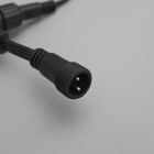 УЦЕНКА Гирлянда «Занавес», 2×6 м, IP44, УМС, 1440 LED, 220 В, тёмная нить, свечение фиолетовое - Фото 8