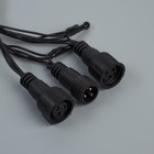 УЦЕНКА Гирлянда «Нить» 10 м, IP44, УМС, тёмная нить, 100 LED, свечение белое, 220 В - Фото 8