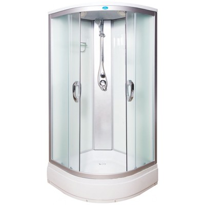 Душевая кабина ВМ 8825, 80×80×215 см, низкий поддон, матовая