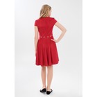 Платье нарядное  детское + цепочка, рост 134 см, цвет бордовый 2Т36-3 - Фото 3