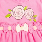 Платье для девочки,  рост 80 см, цвет розовый/экрю  Л775_М - Фото 4