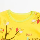 Блузка для девочки, рост 80 см, цвет лимон Л523_М - Фото 3