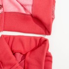 Комплект (куртка+брюки) для девочки,  рост 98 см, цвет коралловый,принтнабивка  Л879 - Фото 6