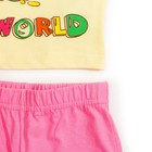 Пижама для девочки,  рост 116 см, цвет розовый/светло-жёлтый  М329 - Фото 6