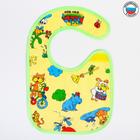 Нагрудник для кормления непромокаемый на липучке, р-р. 22х22 см, МИКС - Фото 1