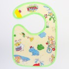 Нагрудник для кормления непромокаемый на липучке, р-р. 22х22 см, МИКС - Фото 3