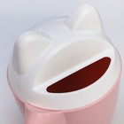 Ковш для купания и мытья головы, детский банный ковшик, хозяйственный «Котофей», 1 литр, цвет розовый - Фото 5
