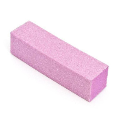 Блок для шлифовки ногтей, цвет розовый (ZJessNailB-13)