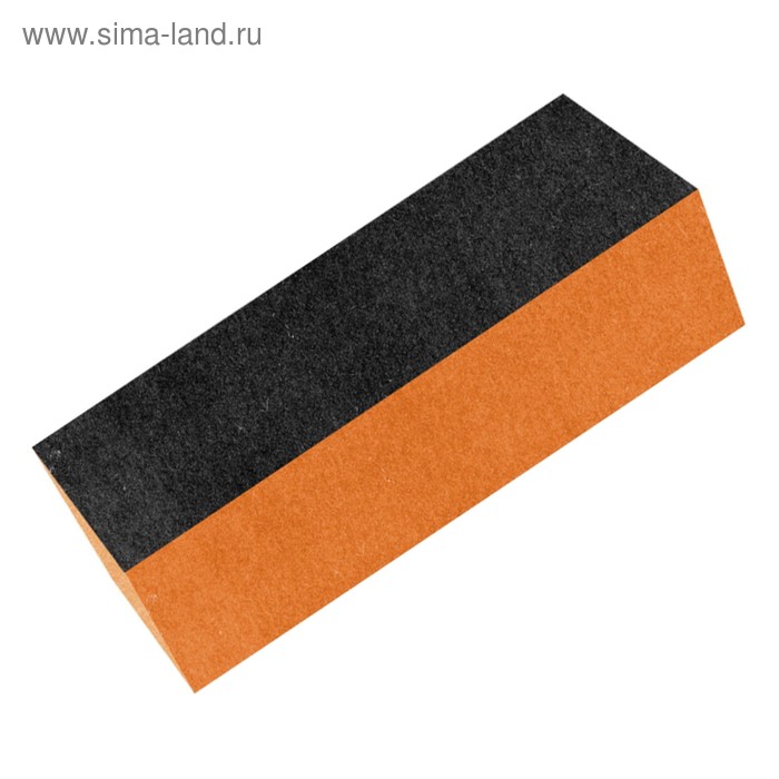 Блок для шлифовки ногтей, цвет чёрно-оранжевый (ZJessNailB-1)