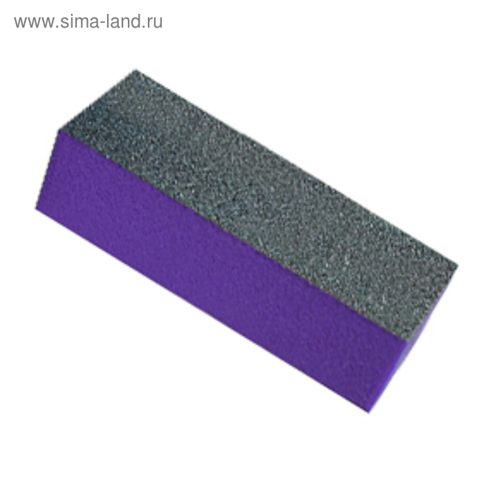 Блок для шлифовки ногтей, цвет чёрно-фиолетовый (В-012) - Фото 1