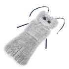 Накидка «АВТОНЯША» для детского автокресла, Кошечка, светло-серая - Фото 5