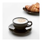 Чашка кофейная с блюдцем, темно-серый ВАРДАГЕН - Фото 3