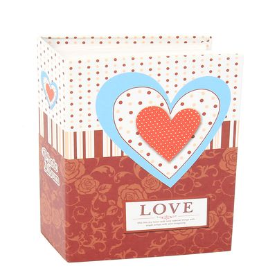 фотоальбом 100 фото 10х15 см "Сердца" МИКС 16,5*12,5*5 см