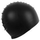 Шапочка для плавания SOLID, M0565 01 0 01W, цвет чёрный - Фото 2