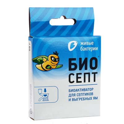 Биоактиватор «Биосепт» для септиков и выгребных ям, 50 г 2 дозы