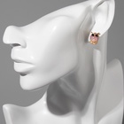 Серьги с эмалью «Совушка» мини, цвет МИКС - Фото 5