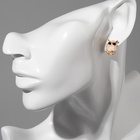 Серьги с эмалью «Совушка» мини, цвет МИКС - Фото 6