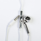 Наушники LuazON RX-13, вкладыши, микрофон, серебристые - Фото 3