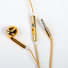 Наушники LuazON RX-13, вкладыши, микрофон, золотистые - Фото 2
