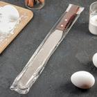 Кондитерская лопатка - палетка, прямая, 37.5 см, рабочая часть 25 см, коричневая - Фото 2