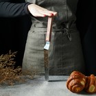 Кондитерская лопатка - палетка, изогнутая, 31.5 см, рабочая часть 19.5 см, коричневая - Фото 8