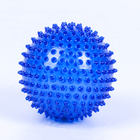 Мяч-ёжик «МалышОК!», диаметр 120 мм, цвет синий, в подарочной упаковке - Фото 1