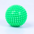 Мяч-ёжик «МалышОК!», диаметр 85 мм, цвет зелёный, в пакете - Фото 1