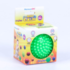 Мяч-ёжик «МалышОК!», диаметр 85 мм, цвет зелёный, в пакете - Фото 2