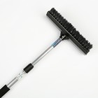 Щетка сметка, со скребком, Nekker, телескопическая, двусторонняя, 65-115 см - Фото 2