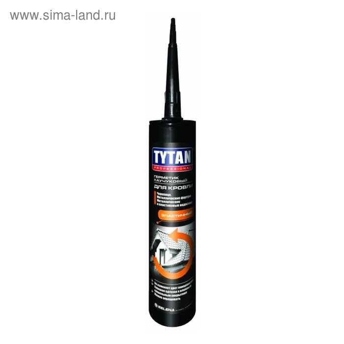 Герметик Tytan Professional (91455), каучуковый, для кровли, бесцветный, 310 мл - Фото 1