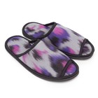 Тапочки домашние женские цвет фиолетовый, размер 38 - Фото 4