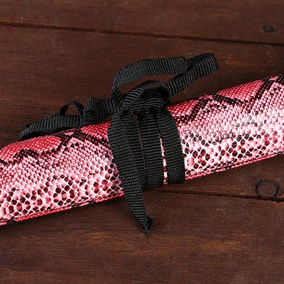 Макет оружия «Сувенирные катаны на подставке 3в1. Цветная змея», подарочный набор, ножны кожзам, 47 см; 70 см; 89 см