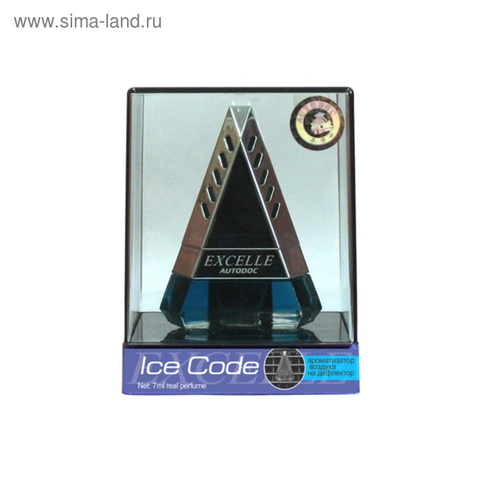 Ароматизатор воздуха на дефлектор "EXCELLE" Ice Code, 7 мл - Фото 1