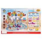 Автотрек «Гонка по кольцевой», работает от батареек, 82 детали - Фото 2